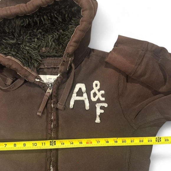 VTG Y2K Men’s Rare Abercrombie & Fitch Wolf Jaw Jacket Size Large - Picture 8 of 9